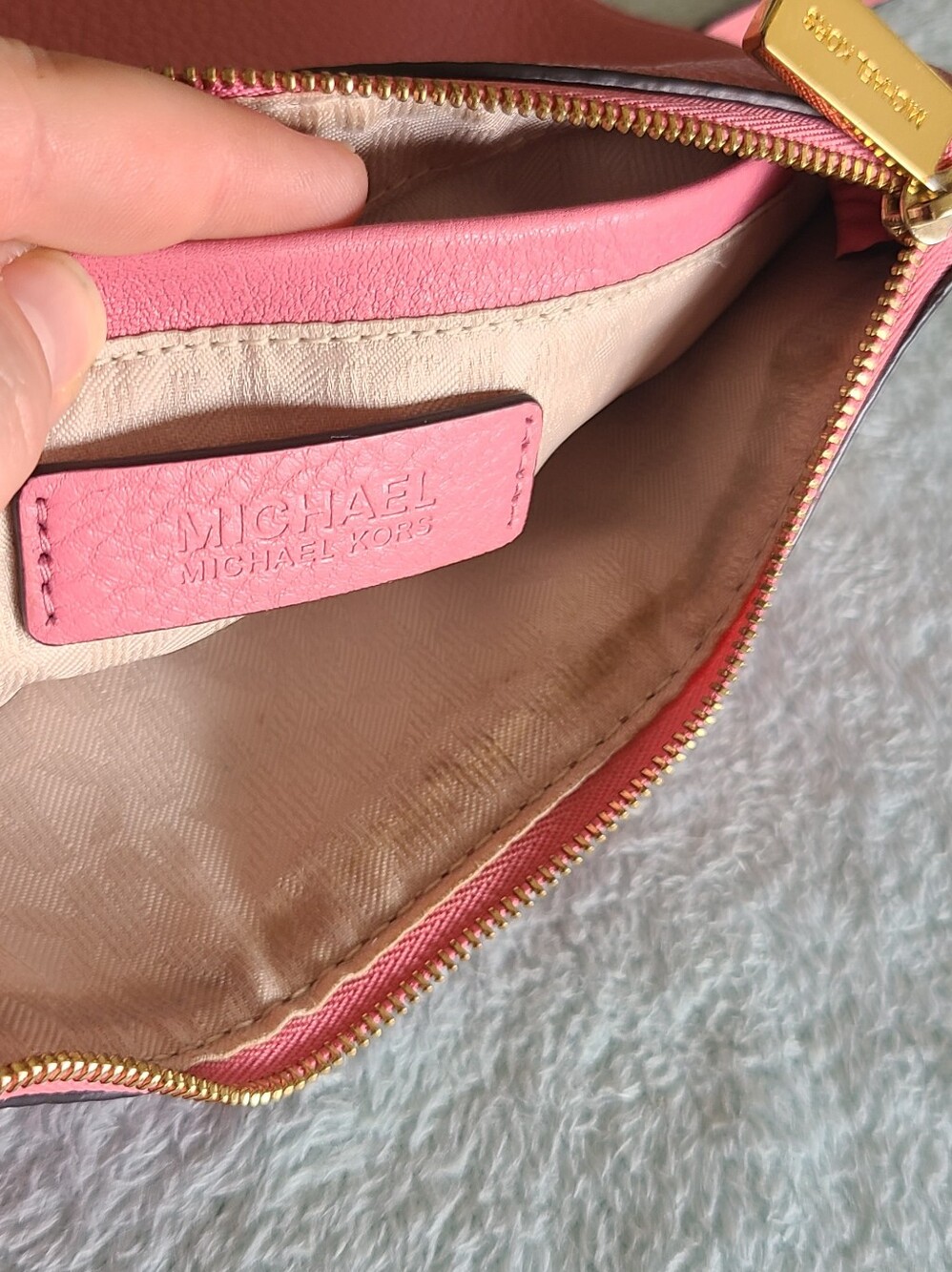 MICHAEL KORS Pink Leather Crossbody Bag - Picture 10 of 13